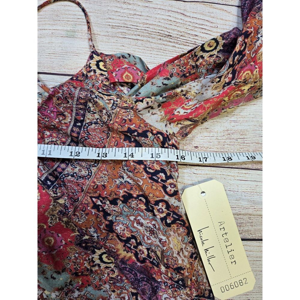 Nicole Miller Artelier AZALEA  Georgette Cold Shoulder Blouse, US Petite‎ - Picture 5 of 9
